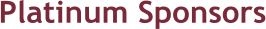 Platinum Sponsors